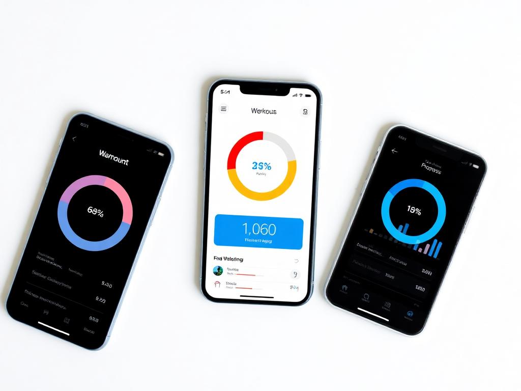 Fitness & Training App interface